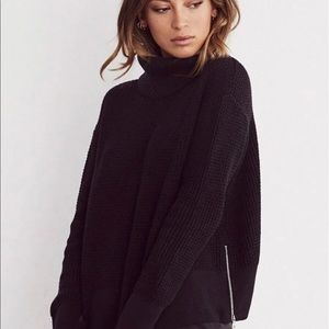 Vetta Cropped Mockneck Sweater